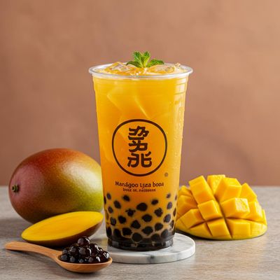 Mango Boba Tea